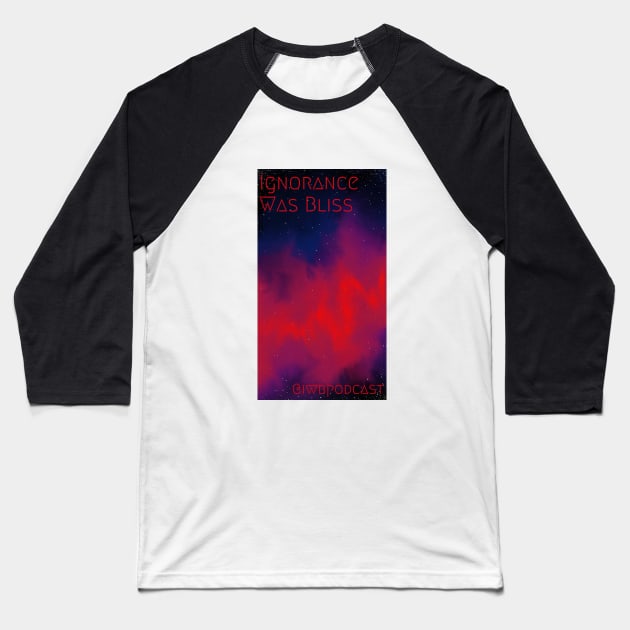 Red Aurora Baseball T-Shirt by Ignorance Was Bliss